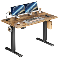 Bureau électrique réglable en hauteur 40x24 pouces, poste de travail informatique assis-debout ergonomique, table de bureau – Meilleures ventes