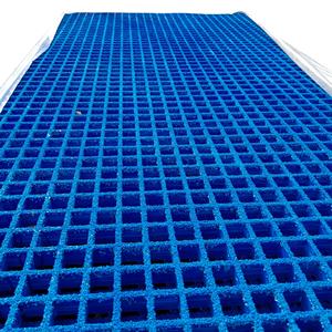 Grille moulée en fibre de verre FRP GRP durable pour les plateformes de stations d'épuration des eaux usées, passerelle, plancher - Product Image 6