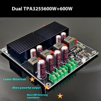 Carte amplificateur HiFi SAMP-200 Dual Core 2 canaux 600W + 600W Conception d'économie d'énergie avec des performances de 600W + 600W