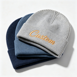 Gorros de Punto con Logotipo Personalizado de Alta Calidad, Unisex, para Adultos, para Clima Frío, Elásticos, Cómodos, Gorros de <span class=keywords><strong>Invierno</strong></span> - Product Image 1