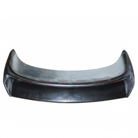 Aileron arrière simple en FRP style V2, noir carbone, poli haute brillance avec époxy pour NISSAN 350Z 2003-2005 OLOTDI