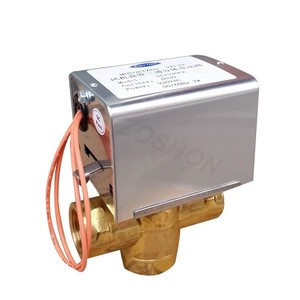 Vlv220fm Bm Électrovanne bidirectionnelle électrique à corps en cuivre normalement ouverte pour systèmes de chauffage - Product Image 1