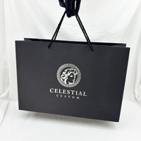 Sac à provisions en papier imprimé personnalisé de luxe Sacs en papier d'emballage avec votre propre logo pour vêtements petite entreprise