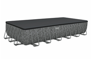 Piscina Rectangular Elevada <span class=keywords><strong>Bestway</strong></span> de 561 kg, 7.32 m x 3.66 m x 1.32 m, con Estructura de Acero y PVC - Product Image 3