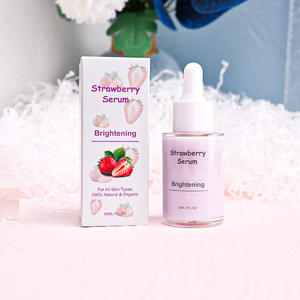 개인 라벨 100% 천연 유기농 딸기 밀크 페이스 세럼-빛나는 피부를 위한 보습 및 브라이트닝 페이셜 케어 - Product Image 1