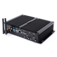 VENOEN Mini PC industriel sans ventilateur Intel Core I5 8250U I7 8550U Barebone Ordinateur embarqué 4xRS232 Realtek 1000M LAN HD Graphics