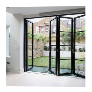 Balcón o Patio de cierre suave plegable de <span class=keywords><strong>aluminio</strong></span> de <span class=keywords><strong>puerta</strong></span> de garaje de vidrio Bi-Fold <span class=keywords><strong>puerta</strong></span> - Product Image 3