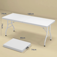Table pliante facile à transporter pour le camping et les pique-niques en plein air