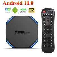 Smart Android 11.0 8K RK3566 2.4G/5GHz double bande Wifi + BT4.0 T95 Plus Android Tv Box