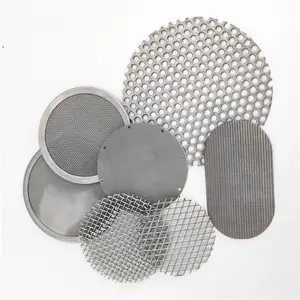 Stainless Steel Woven Wire Cloth Round 200mm 100mm Mesh Filter Disc