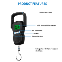 Valise électronique portable rechargeable de haute qualité Balance de voyage suspendue Balance à bagages numérique