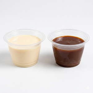 Vaso Desechable de Polipropileno Natural de Tamaño Mini, 8 Onzas, para Pudín, Crema y Salsas, Originario de Indonesia - Product Image 4