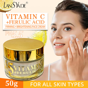 Prim parlatı<span class=keywords><strong>c</strong></span>ı yüz kremi nemlendirici PH5.5 <span class=keywords><strong>C</strong></span> vitamini yüz kremi besleyici nemlendirici yüz kremi 50g - Product Image 3