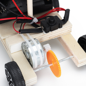 Tscinbuny Tự Làm Robot Kit Năng Lượng Mặt Trời Năng Lượng Bằng Gỗ Thiết Bị Điện Tử Khởi Động Kit Cho Thí Nghiệm Khoa Học Gốc Giáo Dục Làm Bằng Gỗ - Product Image 3