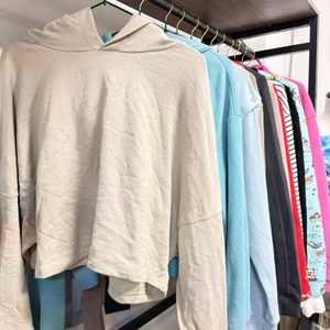 Felpa Corta con Cappuccio da Donna Stile Casual Invernale |   <span class=keywords><strong>Abbigliamento</strong></span> streetwear alla <span class=keywords><strong>moda</strong></span> |   Tutte le Taglie |   <span class=keywords><strong>Abbigliamento</strong></span> di Seconda Mano - Product Image 5