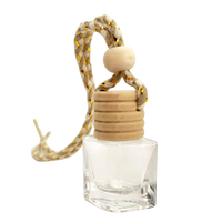 Diffuseur d'huiles essentielles pour voiture, flacon vide pour désodorisant de voiture, flacon de parfum suspendu, accessoires de décoration parfumée