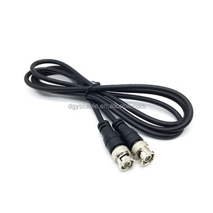 BNC plaqué or mâle à mâle double connecteur RJ58 câble coaxial <span class=keywords><strong>surveillance</strong></span> câble vidéo Q9 Jumper 50hm 1m2m - Product Image 5