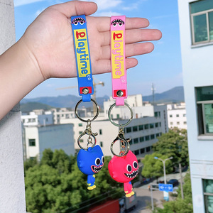 Porte-clés 3 styles cartoon <span class=keywords><strong>Poppy</strong></span> playtime jeux Figure Cute Soft 3D Doll PVC Keychain Car Bag Pendant - Product Image 2