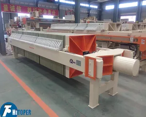 Sand washing sludge dewatering equipment membrane filter press for Papermaking Wastwater Treatment