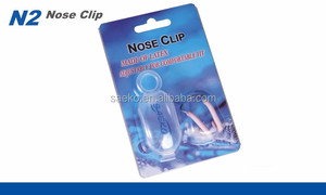 Pinza Nasal de Silicona Cómoda y Duradera, Accesorio de Natación de Látex Impermeable Popular para Nadadores - Product Image 3