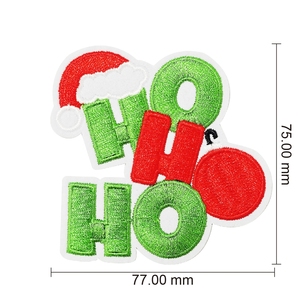 Hot <span class=keywords><strong>Fashion</strong></span> Cartoon Stickerei Brief Candy Cane Patch Benutzer definierte Weihnachten Eisen auf Anime <span class=keywords><strong>Patches</strong></span>