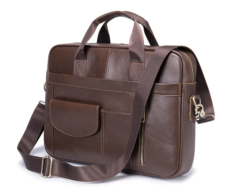 Men's Business Bag Genuine Cow Leather Handbag Korean Casual Men Shoulder Messenger Bags