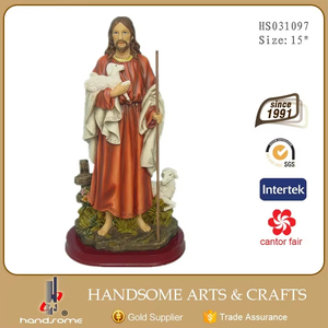 Estatua de San Martín de poliresina personalizable de 8 pulgadas, figurita religiosa hecha a mano 3D para decoraciones de <span class=keywords><strong>Iglesia</strong></span>, Material de resina hecho a mano - Product Image 6