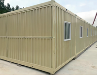 Maison conteneur pliable contemporaine à montage rapide |   Maisonnette préfabriquée de 20 pieds pour bureau de chantier et camp de travail