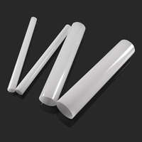 Tube diffuseur de lumière LED en acrylique, polycarbonate, PC, PMMA, cylindres décoratifs ronds blanc laiteux opalescent pour la décoration lumineuse