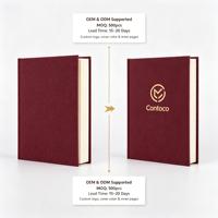 Carnet personnalisé A5 en tissu rigide avec reliure thermique, journal d'affaires, carnet de bureau, impression UV, cadeau personnalisé