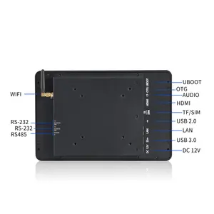 Suporte de parede para tablet Android com tela sensível ao toque IP65 de 10,1 polegadas com RK3568