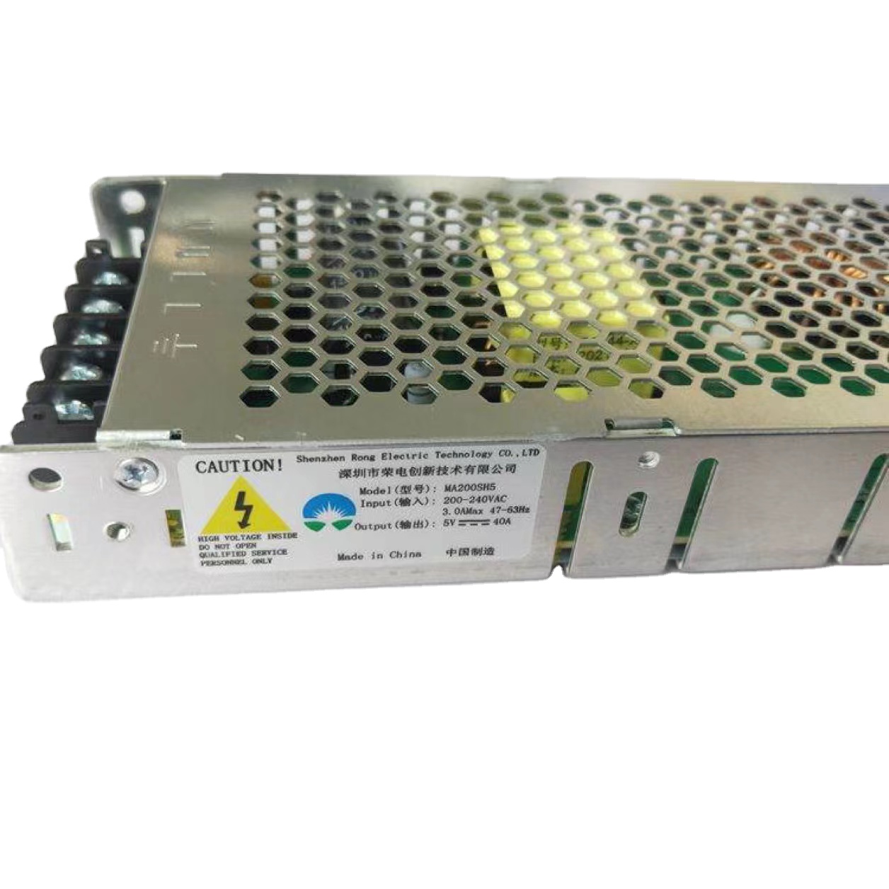 Блок питания rongdian, 5 В, 40 А постоянного тока, инновационный источник питания MA200SH5, светодиодный дисплей, источник питания