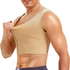 Vêtement Post-Opératoire OEM, Collant de Gynécomastie Respirant, Gilet Amincissant et Hauts de Compression pour Hommes - Product Image 2