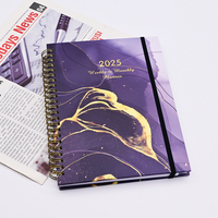 Nuevo Cuaderno Espiral Impermeable de Hojas Sueltas con Cubierta de PP A5/B5, 60 Hojas Interiores con Líneas Puras, para Escritura Escolar, Blocs de Notas Promocionales