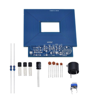 Kit de Détecteur de Métaux DIY, Module de Capteur de Métaux DC 3V-5V, Carte PCB avec Buzzer et Composants à Condensateurs
