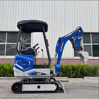Livraison gratuite - Mini-excavatrice compacte multifonction CARTIWELL avec moteur et propulseur certifiée CE EPA à vendre