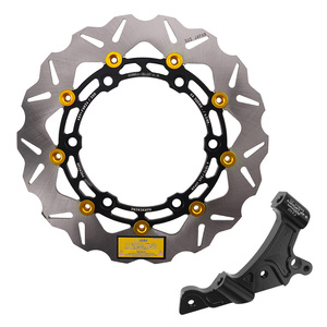 Disco freno anteriore Supermoto da 320mm per EXC SXF XC-W multicolore sistema frenante moto adatto per più motocicli - Product Image 4