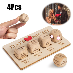 Date Night <strong>Dice</strong> Take Out <strong>Dice</strong> For Couples Portable Couple Wooden <strong>Dice</strong> Kit For Adults Women <strong>Men</strong> Husband Girlfriend Boyfriend - Product Image 1