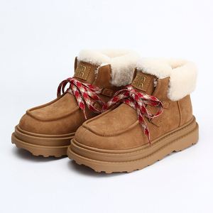 Nouvelles bottes d'hiver en fourrure, bottes chaudes en coton pour femmes, chaussures d'extérieur pour femmes, chaussures de haute qualité pour femmes - Product Image 3