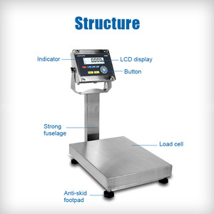기록 저울 <span class=keywords><strong>200kg</strong></span> 스케일 방수 계량 레인저 300kg 전자 플랫폼 바닥 저울 - Product Image 5