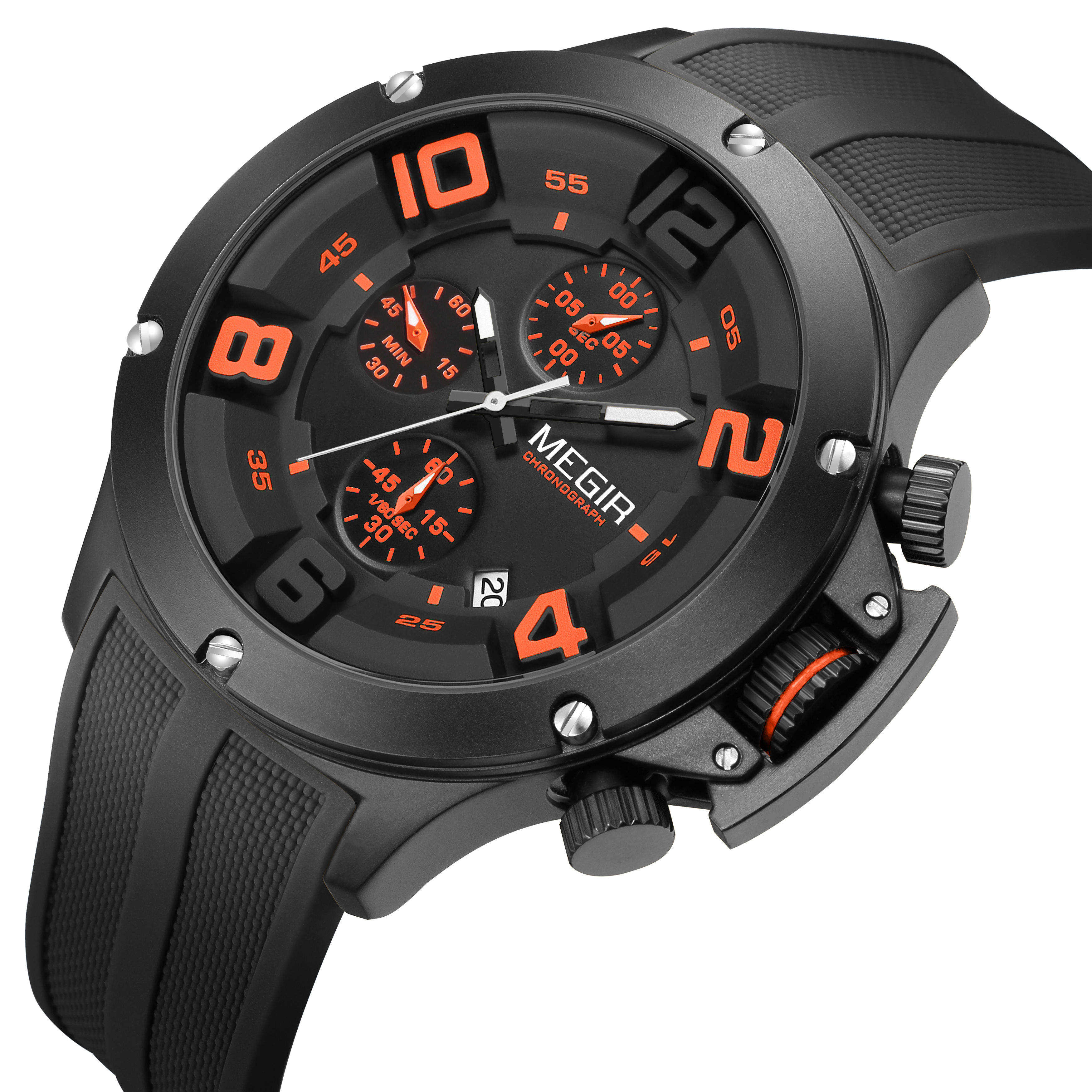 MEGIR 8115 Quartz Wristwatch Waterproof Sport Chronograph