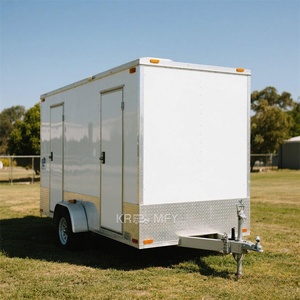Toilettes publiques portables conformes à la coutume Salle de bain mobile de luxe Remorque Porta Pot avec eau - Product Image 6