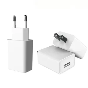 שחור לבן 5V 1A האיחוד האירופי/ארה"ב תקע USB קיר AC חשמל מתאם נסיעות מטען טלפון עבור זול טלפונים טלפונים חכמים מטען