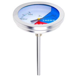 เทอร์โมมิเตอร์วัดอุณหภูมิเตาอบแบบไบเมทัลลิก Xiuyuan 0 ถึง 300 องศาเซลเซียส สำหรับทำบาร์บีคิว พร้อมหัววัดสแตนเลส - Product Image 5