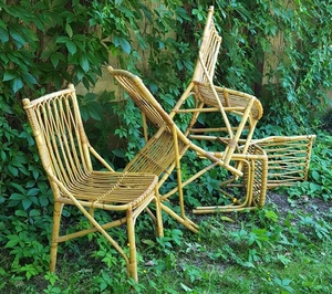 Silla de ratán para exteriores - Product Image 1