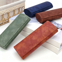 Étui de rangement pour lunettes de vue, de qualité supérieure, personnalisé avec logo, vintage, résistant aux chocs, anti-rayures, portable, coque rigide de protection