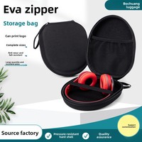 Boîte de rangement universelle pour casque audio, portable, anti-chute, résistante à la pression, avec impression de logo pour l'emballage électronique