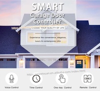 Interruptor Inteligente para Puerta de Garaje con Control por Voz, Compatible con Alexa y Google Home, Control Remoto para Puerta de Garaje, Tuya WIFI