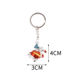 Collana con Ciondolo in Lega di Zinco Ispirata a <span class=keywords><strong>Genshin</strong></span> Impact, Stile Maschera di Dadalia Mandrill, Charm Cuore di Fuoco per Ragazze Magiche e Fan - Product Image 5