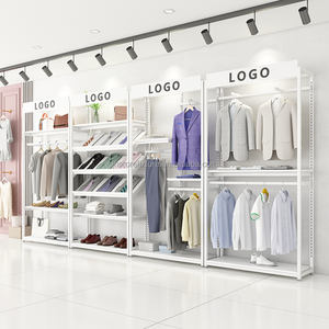 2022 nuovo arrivato espositore per vestiti staccabile Color oro lucido in acciaio inossidabile per negozio di <span class=keywords><strong>abbigliamento</strong></span> - Product Image 5